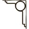 Ekena Millwork Maria Wrought Iron Bracket, (Single center brace), Antiqued Pale Gold 1 1/2"W x 12"D x 15"H BKTM01X12X15SMAAPG - alternate 8